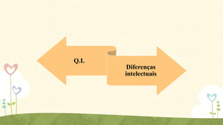 Q.I.
Diferenças
intelectuais

 