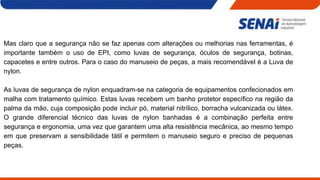 Proteção das Mãos e Uso Seguro de Ferramentas Manuais no Trabalho | PDF