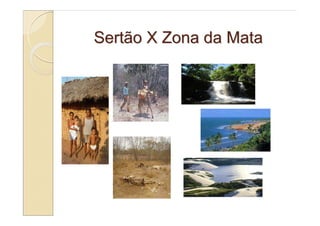 Sertão X Zona da Mata
 