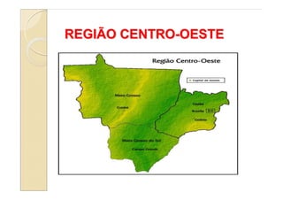 REGIÃO CENTRO-OESTE
 