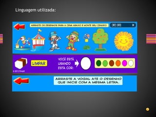 Linguagem utilizada:
 