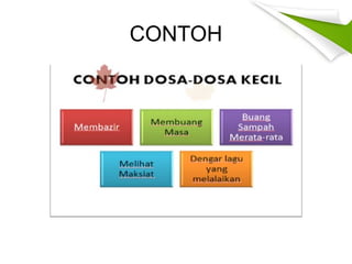 Dosa Besar Dan Dosa Kecil
