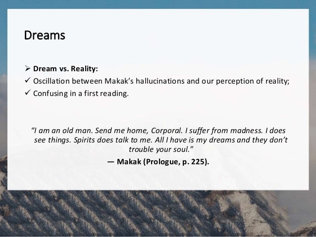 Dream On Monkey Mountain Analysis