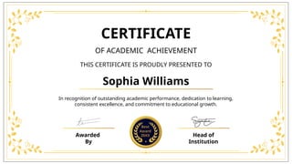 Certificate Of Academic Achievement.pptx