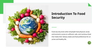 Comprehensive Overview of Global Food Security Challenges and Solutions ...