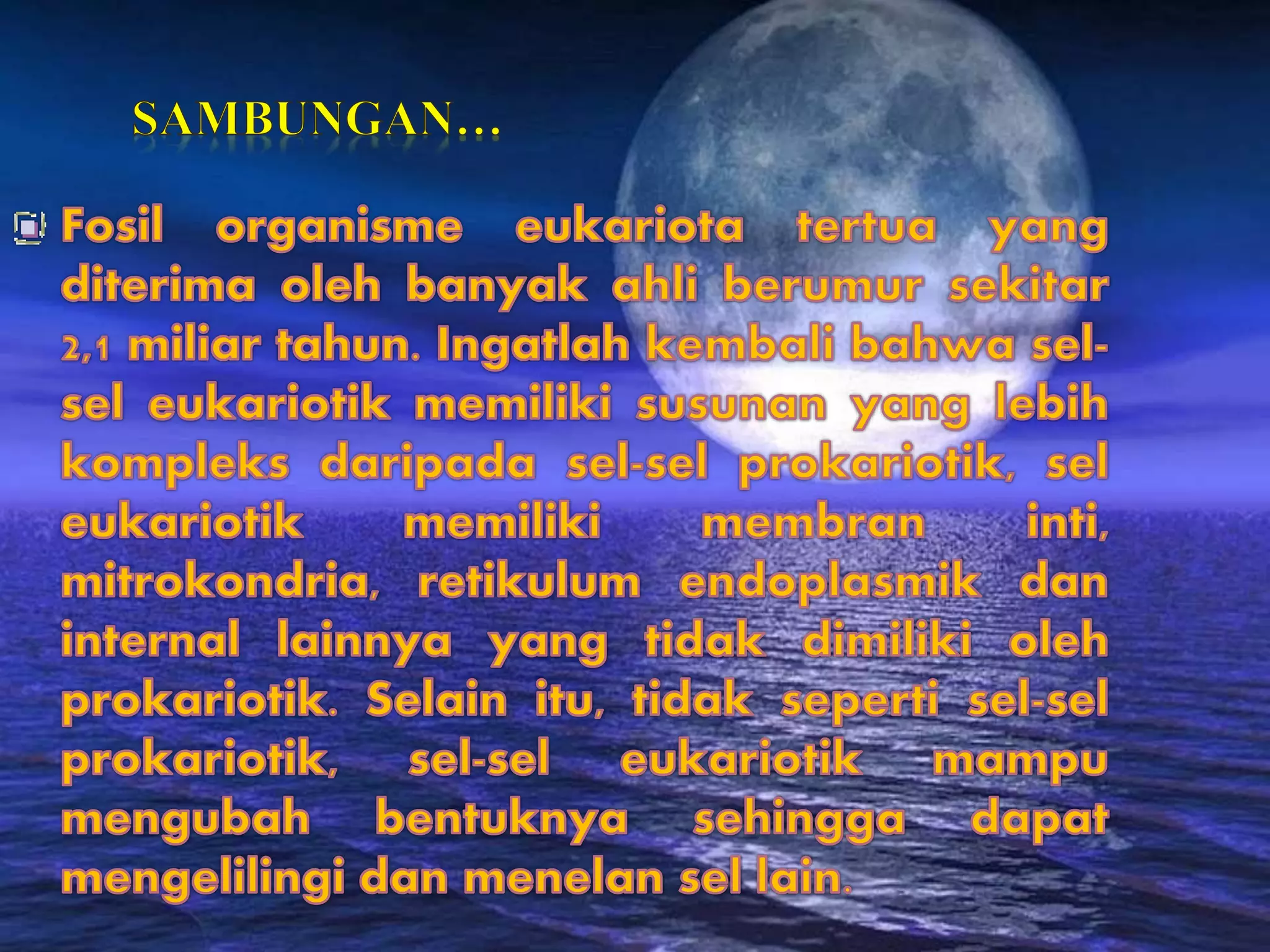 evolusi asal usul kehidupan | PPTX