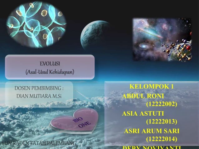 evolusi asal usul kehidupan | PPT