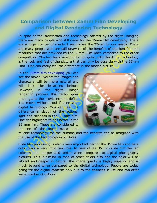 Slide film processing