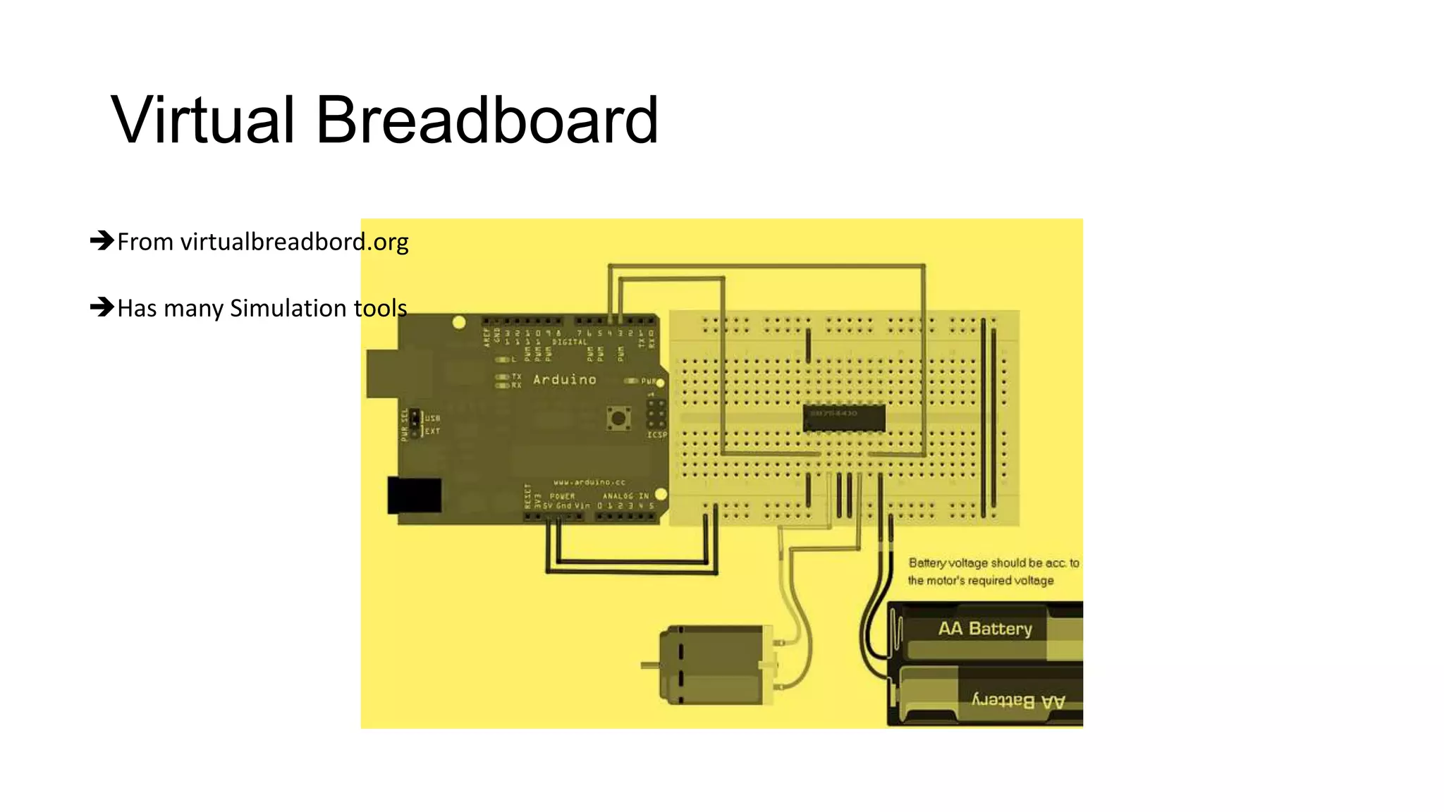 Virtual Breadboard
From virtualbreadbord.org
Has many Simulation tools
 