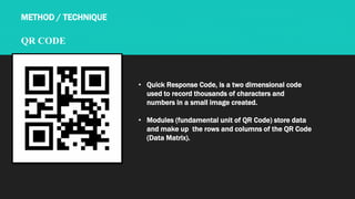 Smart Attendance System using QR Code with SMS Notification | PPTX