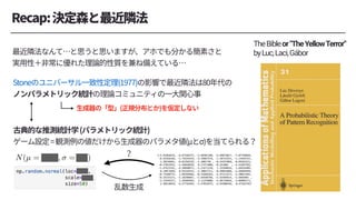 TheBibleor"TheYellowTerror"
byLuc,Laci,Gábor
<latexit sha1_base64="jdzy7O9ZT5s5Y1wkxQhz0FOJMwM=">AAACnHichVHLSsNAFL2Nr1ofrbpQEKRYlAoaboovBEHUhSCKr7aCLSWJ0zqYF0laqMUf8AdcuFJxIeraD3DjD7jwE8SlghsX3qYB0WK9YTJnztxz58xcxdK44yI+B4Sm5pbWtmB7qKOzqzsc6elNOWbRVllSNTXT3lVkh2ncYEmXuxrbtWwm64rG0srhUnU/XWK2w01jxy1bLKvLBYPnuSq7ROUi/evxjF6cn5DExHg04/CCLs8nxKmxXCSGInoRrQeSD2Lgx4YZuYcM7IMJKhRBBwYGuIQ1kMGhbw8kQLCIy0KFOJsQ9/YZHEOItEXKYpQhE3tI/wKt9nzWoHW1puOpVTpFo2GTMgoj+ITX+IaPeIMv+PlnrYpXo+qlTLNS0zIrFz4Z2P74V6XT7MLBt6qhZxfyMOt55eTd8pjqLdSavnR0+rY9tzVSGcULfCX/5/iMD3QDo/SuXm2yrbMGfhTyQi9GDZJ+t6MepBKiNC1Obk7GFhb9VgVhEIYhTv2YgQVYgQ1Ier4u4RbuhCFhWVgV1mqpQsDX9MGPEFJfeQKW8A==</latexit>
N(µ = 1.2, = 2.5)
 