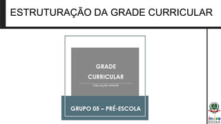 ESTRUTURAÇÃO DA GRADE CURRICULAR
 