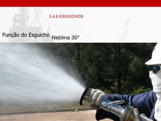 Neblina 30°
Função do Esguicho
3.4.6 ESGUICHOS
 