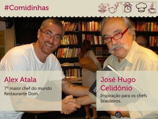 7º maior chef do mundo
Restaurante Dom.         Inspiração para os chefs
                         brasileiros.
 