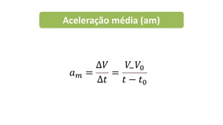 Aceleração média (am)
 