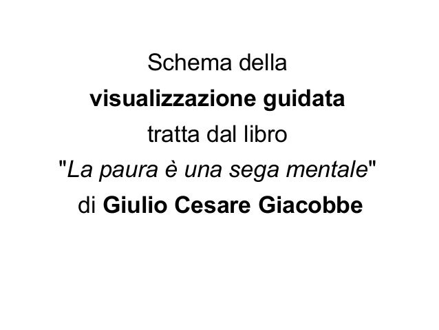 La Paura E Una Sega Mentale