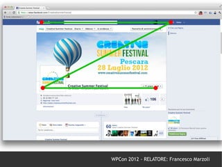 WPCon 2012 - RELATORE: Francesco Marzoli
 