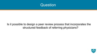 Feedback From Referring Physicians A Novel Approach To Improving Rep