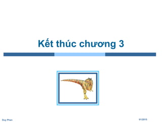 01/2015Duy Phan
Kết thúc chương 3
 