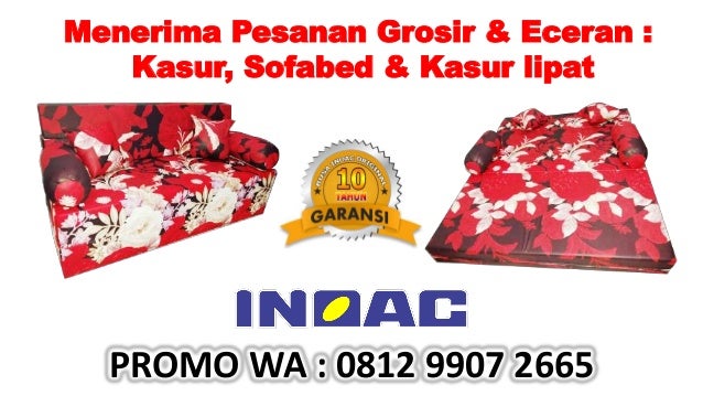  Sofa  Bed Kasur Busa Lipat  Inoac Jakarta Baci Living Room