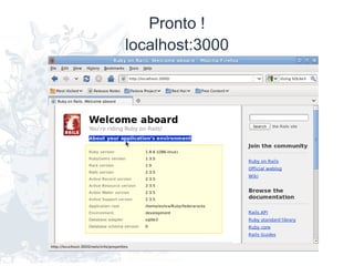 Importante : SQL Lite Por algum motivo o sqlite que está no rails que instalei, apresentou problemas, depois de alguma pesquisa resolvi desta forma. 