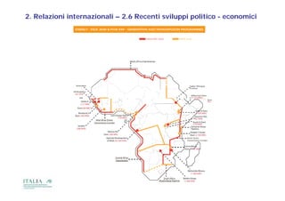 2. Relazioni internazionali – 2.6 Recenti sviluppi politico - economici
 