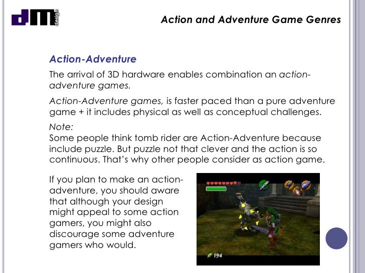 Action and Adventure Games