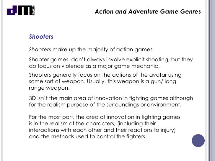 Action and Adventure Games