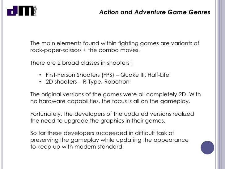 Action and Adventure Games