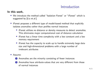 Isolation Forest | PDF