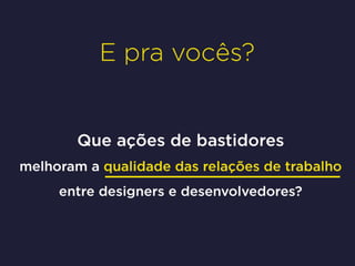 O que é preciso para criar um ambiente de trabalho saudável e produtivo?