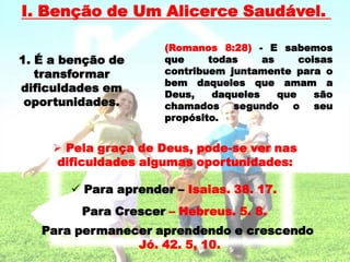 I. Onde Encontrar a Sabedoria, a Inteligência e o conhecimento para Edificação da Família? A Palavra de Deus é a Fonte para tudo o que precisamos.