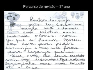 Percurso de revisão – 3º ano 