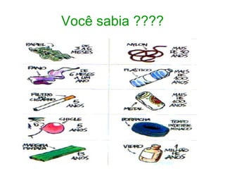 Você sabia ???? 