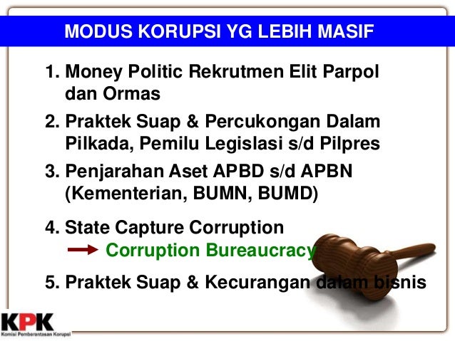 UPAYA PEMBERANTASAN KORUPSI DI INDONESIA