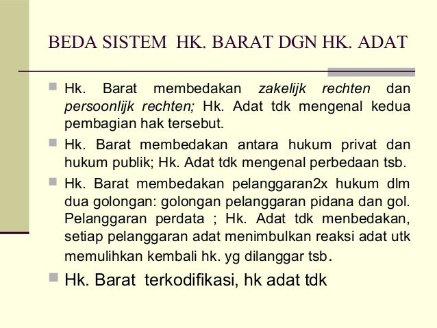 Hukum Adat