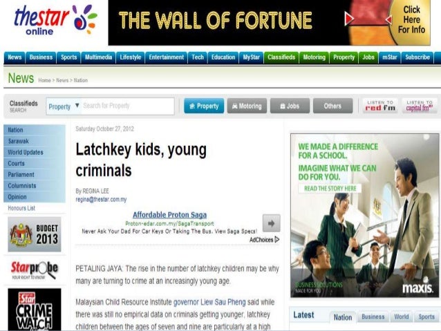 Latchkey Children Bel 311