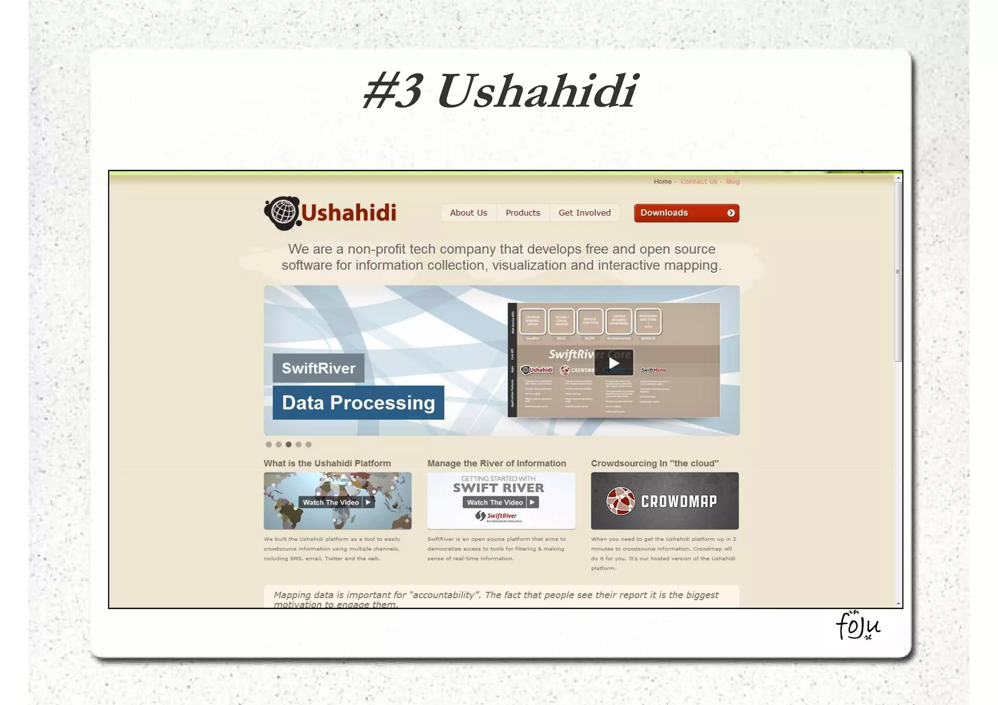 #3 Ushahidi
 