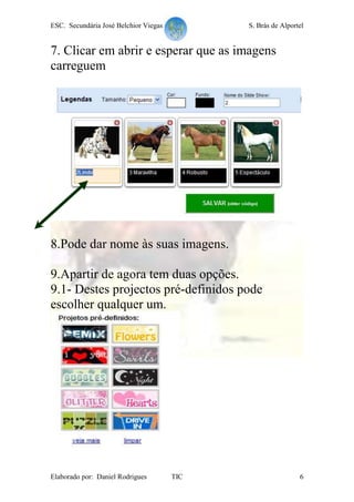 Como Fazer um Slideshow