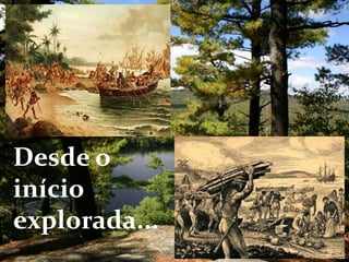 Desde o
início
explorada...
 