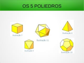 OS 5 POLIEDROS
 