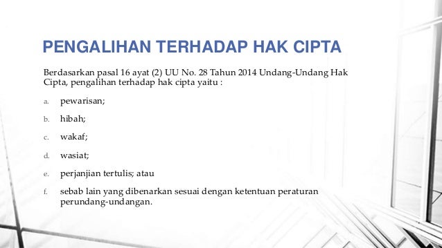 Slide Mengenai Hak Cipta Universitas Dirgantara Marsekal Suryadarma