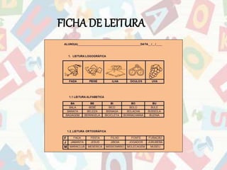 FICHA DE LEITURA 
 