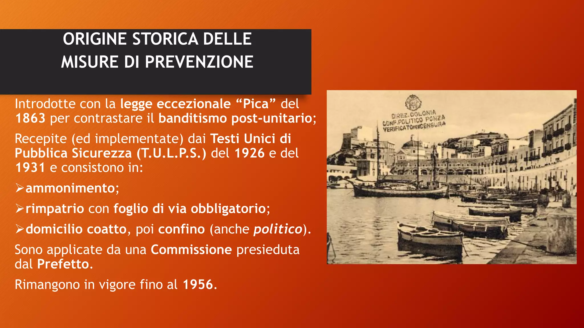 Storia delle misure di prevenzione personali | PPTX