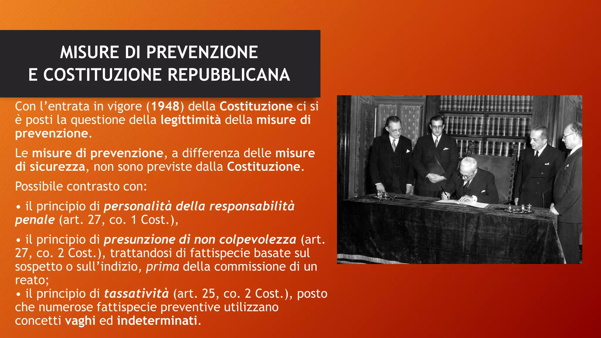 Storia delle misure di prevenzione personali | PPTX