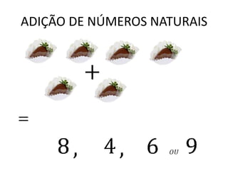 ADIÇÃO DE NÚMEROS NATURAIS
 