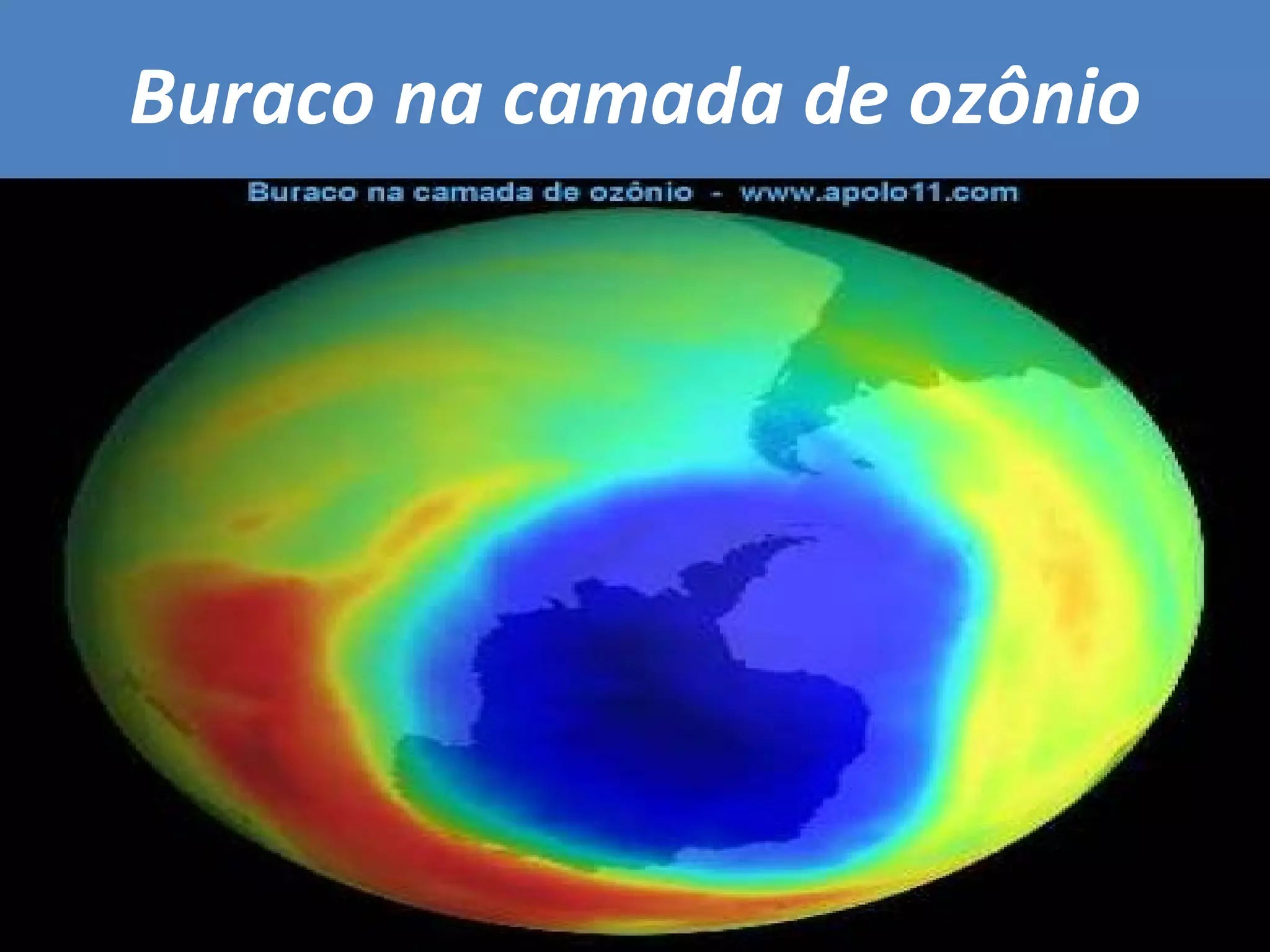 Buraco na camada de ozônio 