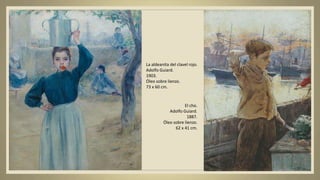 La aldeanita del clavel rojo.
Adolfo Guiard.
1903.
Óleo sobre lienzo.
73 x 60 cm.
El cho.
Adolfo Guiard.
1887.
Óleo sobre lienzo.
62 x 41 cm.
 