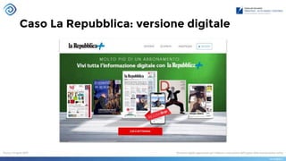 Caso La Repubblica: versione digitale
 