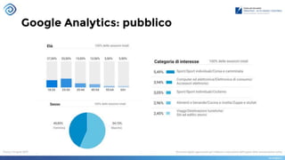 Google Analytics: pubblico
 